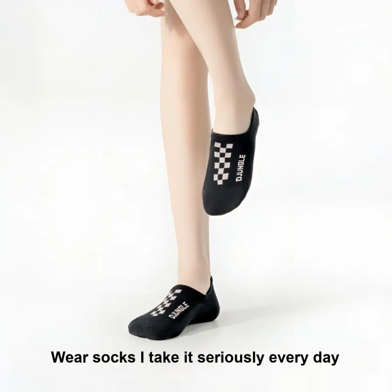 Gentle Welcome No Show Socks Unisex 5 Pack-1