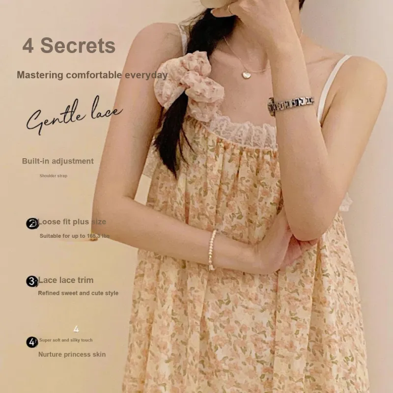 Yalu Women's Nightgowns-8