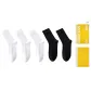 [5 Pack]3 Bleached+2 Black