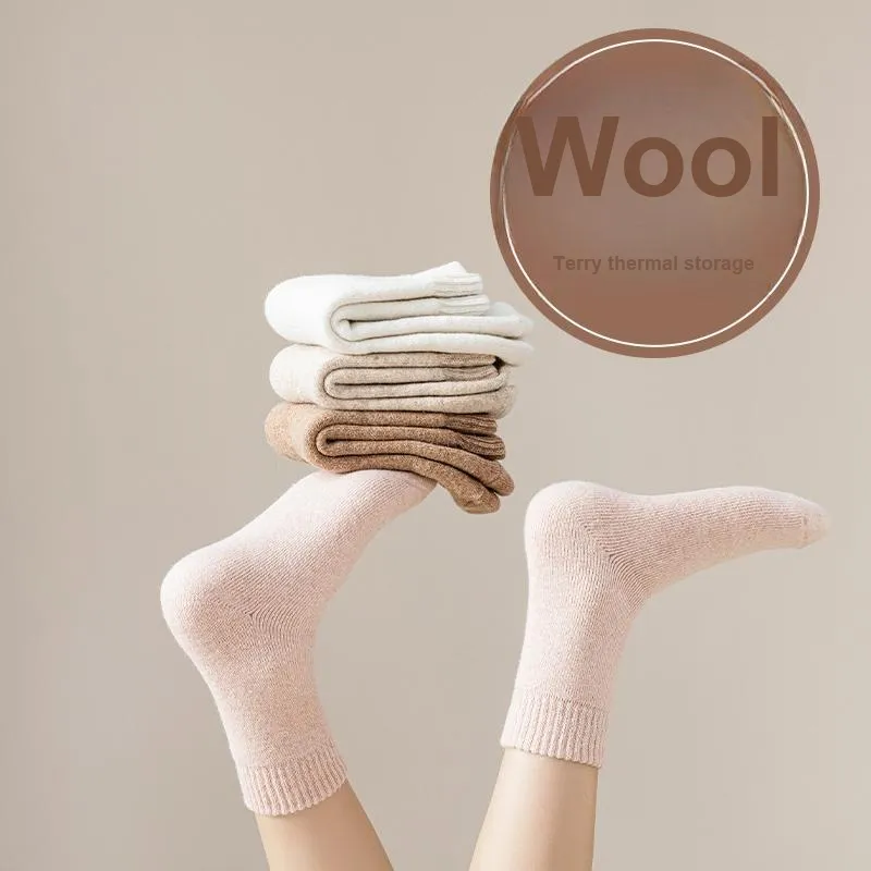 MIIOW Mid Calf Socks Women's Combo Set-5