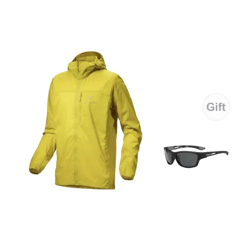 Arcteryx Squamish Windbreaker Jackets Men Obsidian Green - Includes Eyeglasses