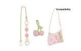 [Underarm One Shoulder]③Strawberry Chain 65cm+Pink Cherry Pendant