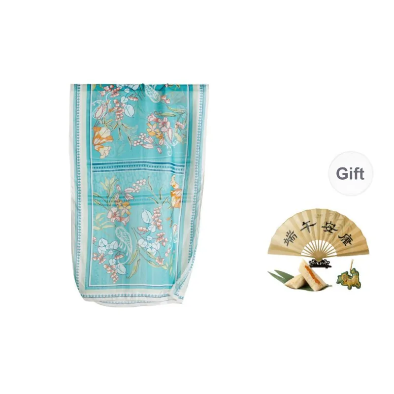 WENSLI Silk Scarves Unisex-13