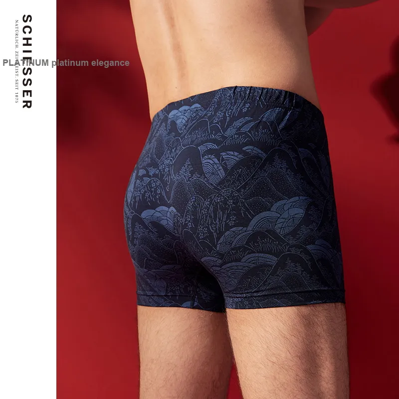 Shuya Underpants Men's 1 Pack Royal Blue-5