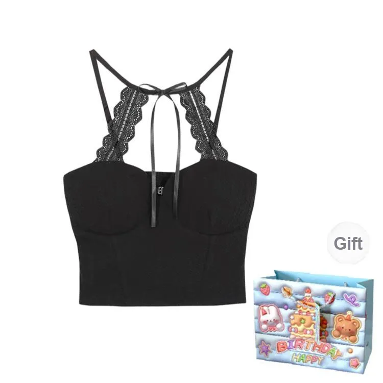 BRASS SCOUT Camisoles Women's Black Shopping Bag-0