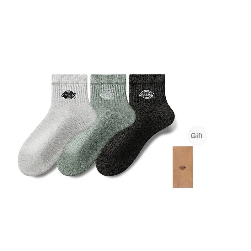 Dickies Everyday Minimalist Style Comfortable Moisture-Wicking Breathable Fall And Winter Ankle Socks Unisex-24