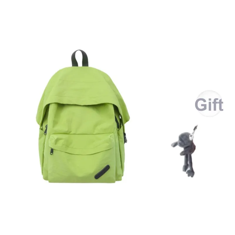 Yalu Nylon Backpack Regular Unisex Black/White/Red/Green-12