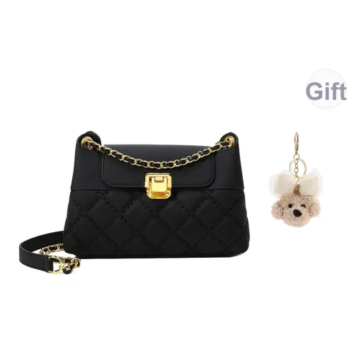 Carit Koty Полиуретан ПУ (полиуретан) Сумка через плечо Стандартная Женская Черная