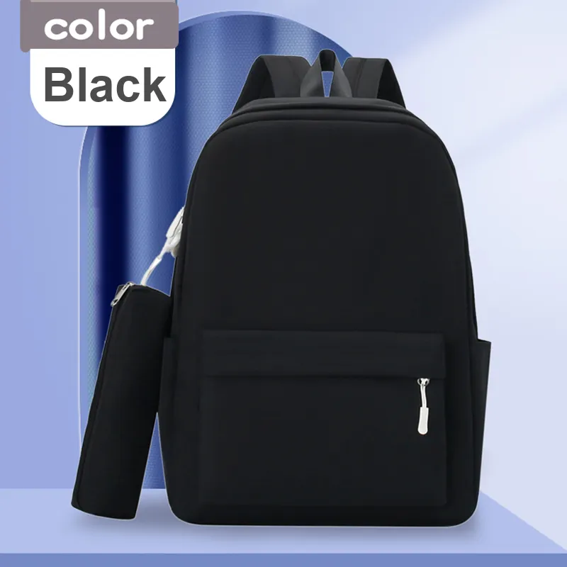 Carissa Nylon Backpack Regular Women's White/Black/Yellow-4
