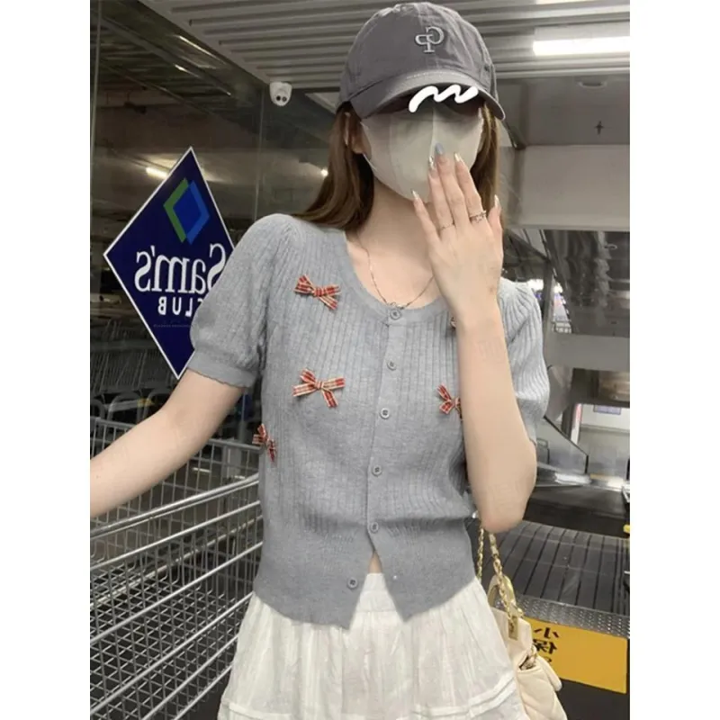 DOKZB T Shirts Women's Gray-5