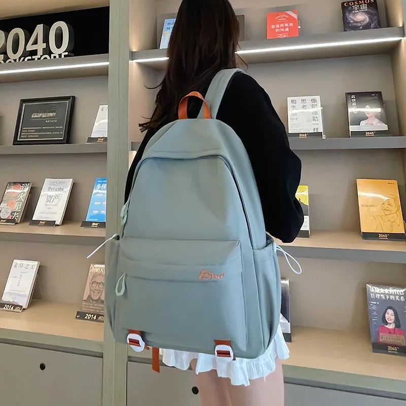 GEERDUN Canvas Backpack Regular Unisex Multicolor-12