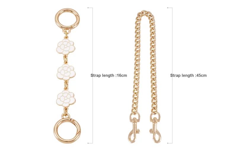Lan Bao Fan Alloy, Metal, Chain, DuPont Paper Liner Bag Accessory Unisex Gold-11