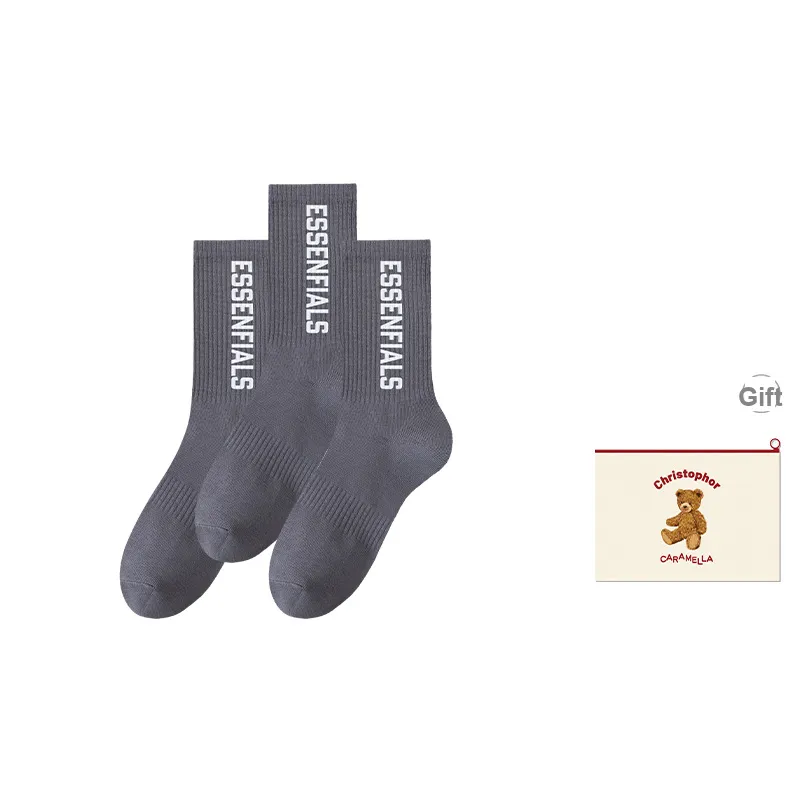 Caramella Mid Calf Socks Unisex Shopping Bag Combo-7