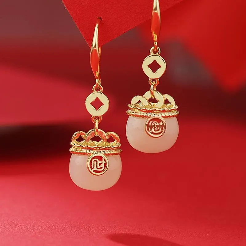 WEITIANXUAN Hetian Jade White Jade/Pale Greenish White Jade Women's-1