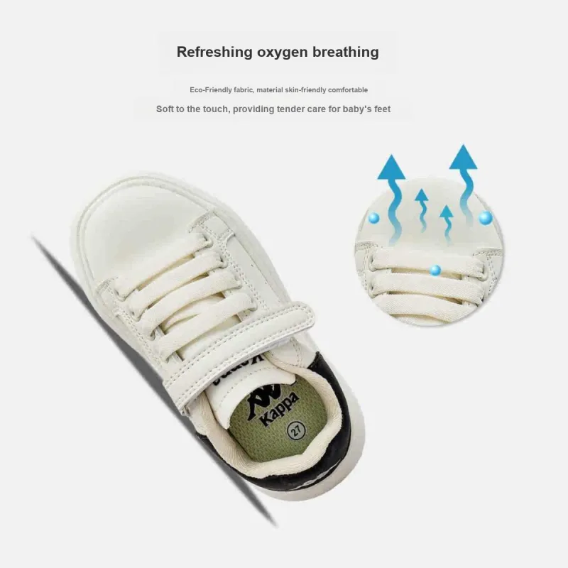 KAPPA KIDS Low Top Kids Lifestyle Shoes Beige Black Kids'-1