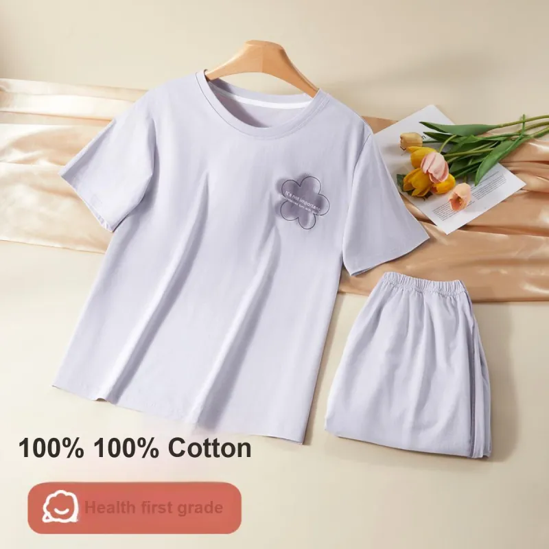H YXIANG Pajama Set Women's Light Purple-2