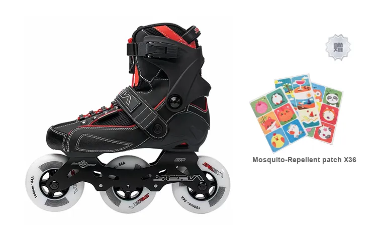Michael Inline Skates Rocker Figure Roller Skates Men's Size 35 39 76mm X 8mm Black Red-1