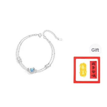 Chongqing Gold Store S925 Silver Bracelets Women's