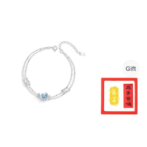 Chongqing Gold Store S925 Silver Bracelets Women's