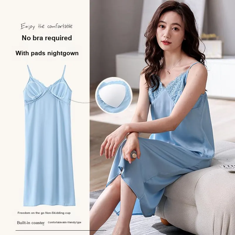 MIIOW Cool One Summer Series Nightgown Women's Sky Blue-2