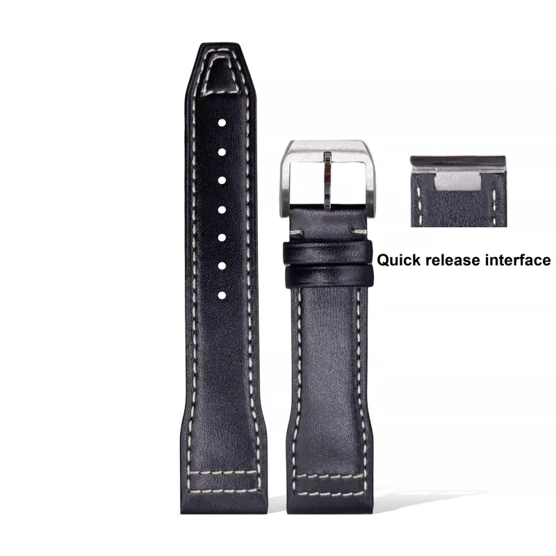 Yuloran Watch Band Global Compatibility Genuine Leather Material-13