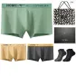 3 Pack Box Included (Dark Gray+Green+Brown)+2 Pack Socks+Shopping Bag
