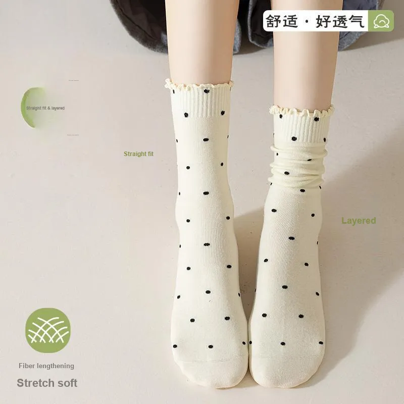 KJ Mid Calf Socks Women's Gift Box 7 Double Packs-4