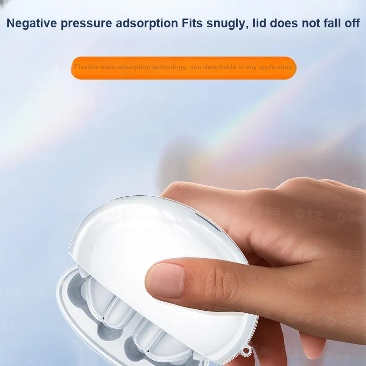 CHRROTA Compatible With Huawei Freebuds 6i Silicone Transparent Headphone Protective Case For Bluetooth Earphones-1