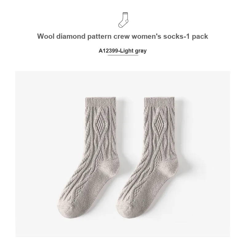 Caramella Mid Calf Socks Women's 1 Pack Solid Color-61