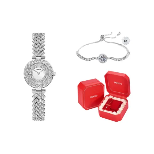 Miniso Кварцевый механизм Часы Женские Жемчужная раковина Циферблат