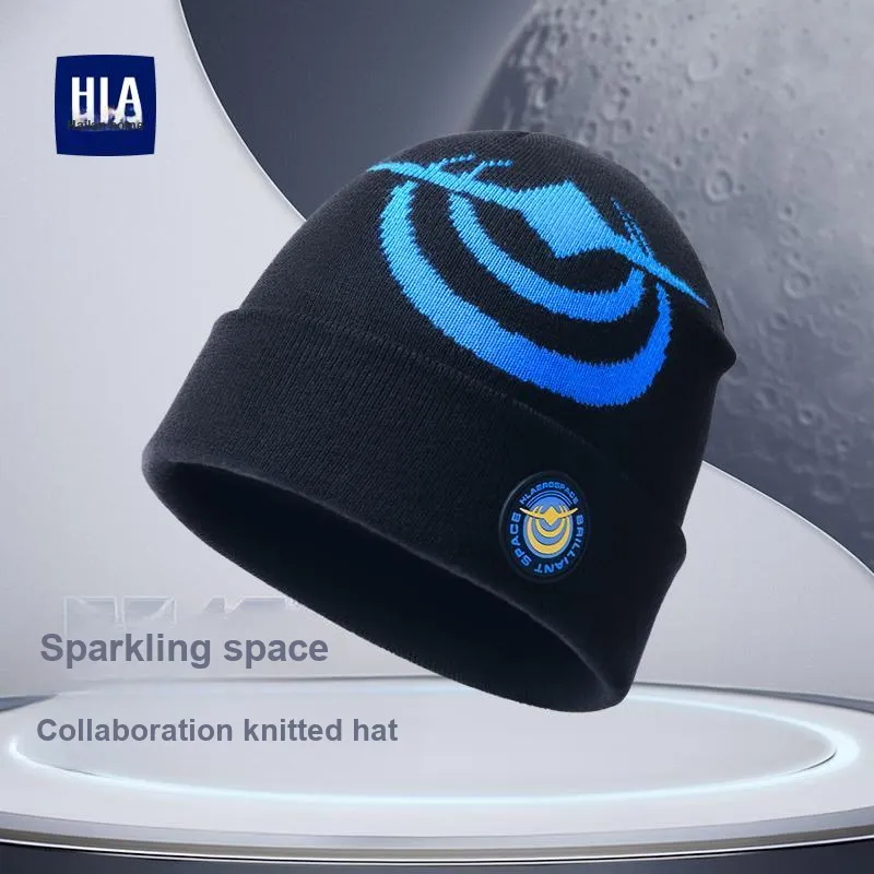 HLA Sheep Wool Knitted Hat Unisex-14