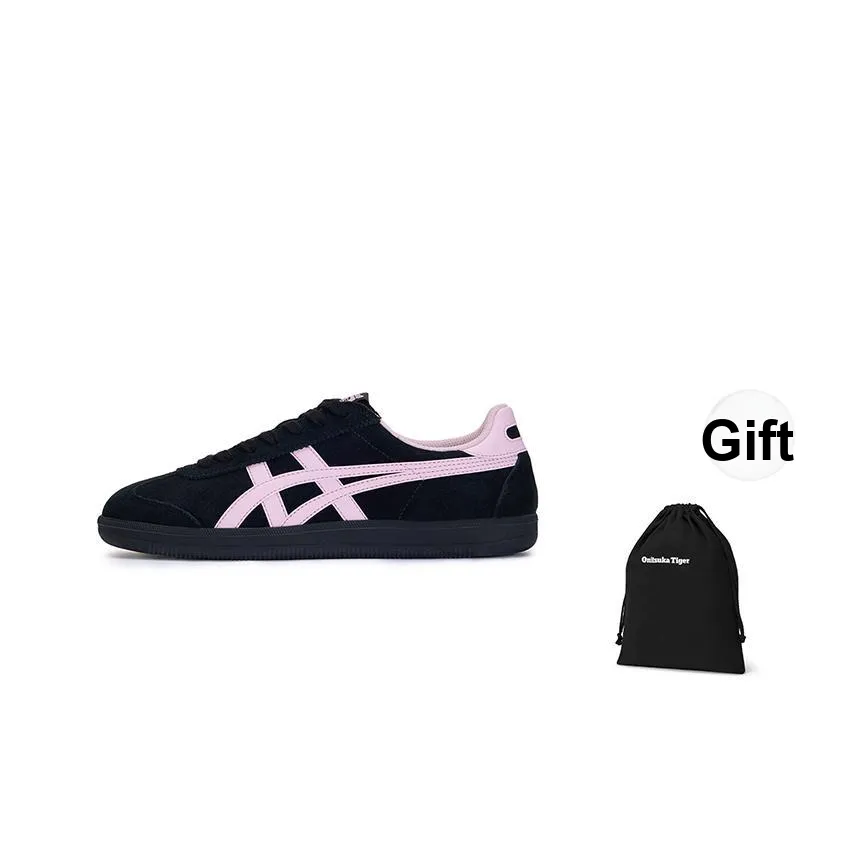 Onitsuka Tiger Tokuten Skateboard Shoes Women's Low Top Black/Pink