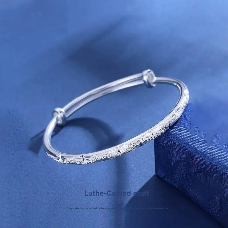 BMK S999 Fine Silver Bangles Women's-4