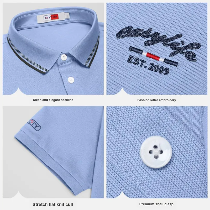 GY Goldlion Polo Shirts Men-15