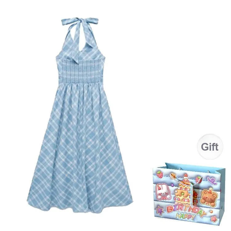 Gentle Welcome Slip Dress Women's Light Blue-1