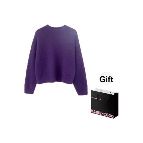 MARIE·COCO Фиолетовый Унисекс Трикотаж