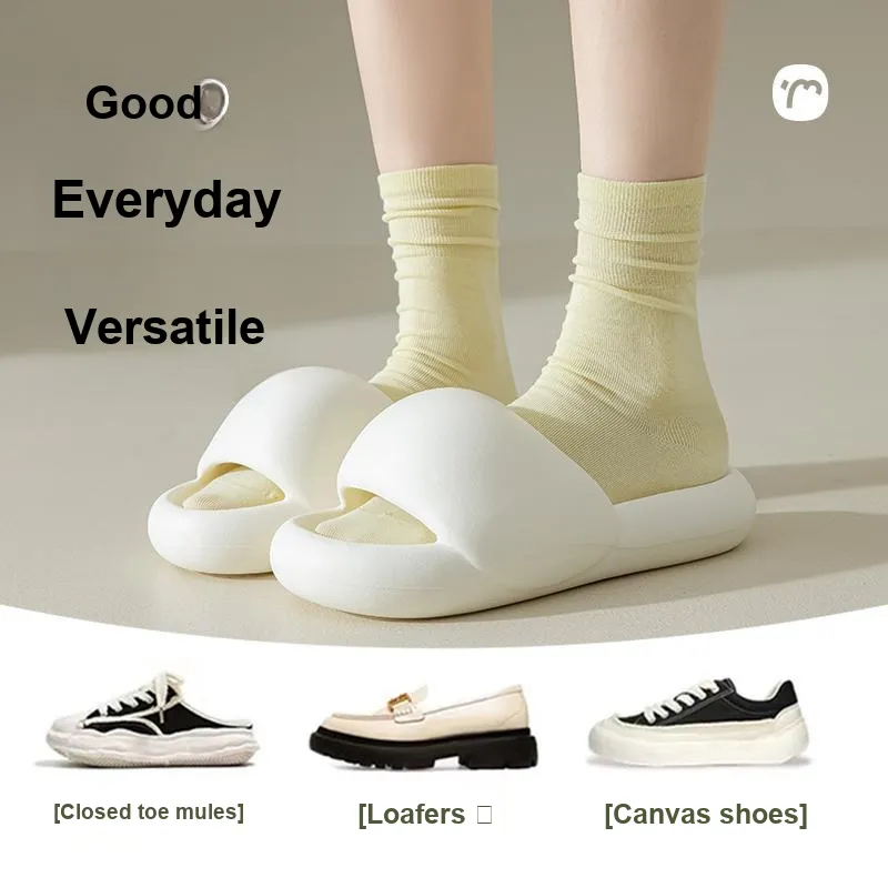 Temooues Mid Calf Socks Unisex Shopping Bag Combo Set-4