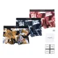 7A Grade Antibacterial Seamless Ice Silk[Walnut Brown+Jet Sky Black+Burgundy Red]3 Pack Gift Box Set