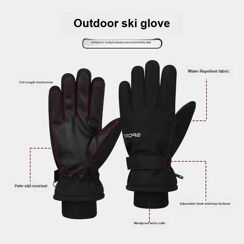 Great Connoisseur Ski Gloves Gloves Unisex-4