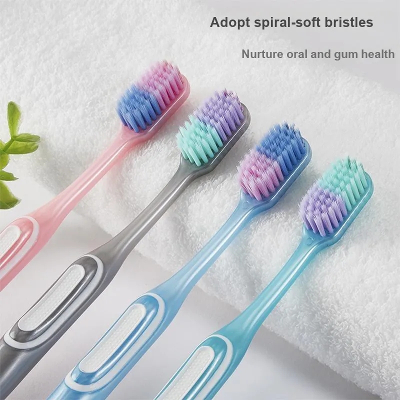 KAMEIER K167 Soft Bristle Tongue Cleaner Toothbrushes Gum Protection & Freshening Breath-3
