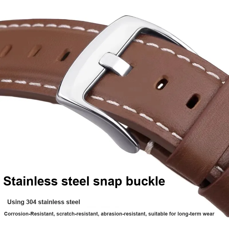 IWabcertoo Huawei Compatibility Watch Band 190MM Cowhide Leather Material-19