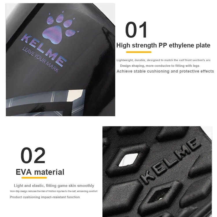 KELME Soccer Shin Guards PP+EVA Unisex-1