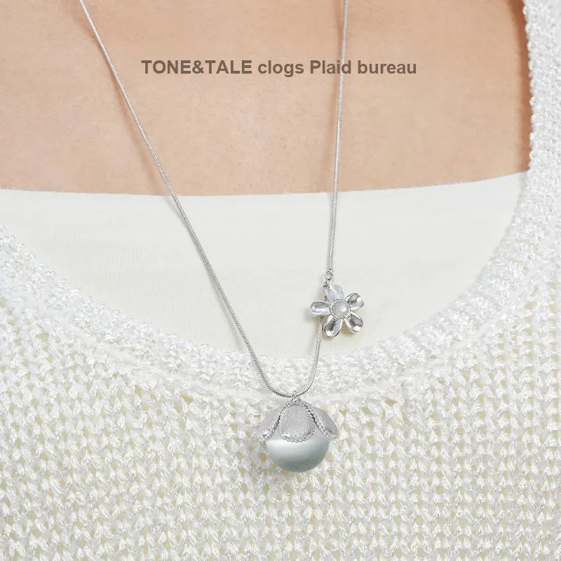 TONE & TALE Rhodium Plated Necklaces Women's-10