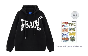 Teach Peace Knitwear Unisex Fall Winter, Couple's