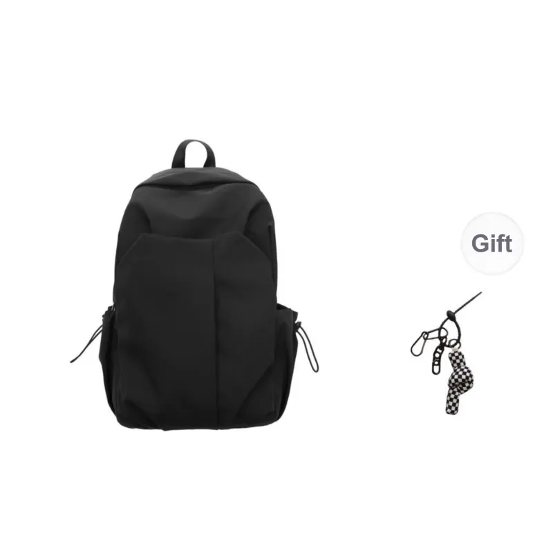 PULEWEI Nylon Backpack Unisex Ecru/Gray/Black/Burgundy-10