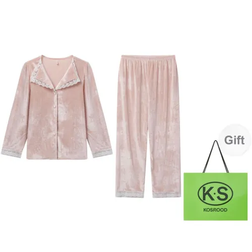 Kosrood Pajama Set Women's Pink