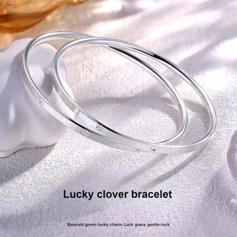 LAOMIAO 990 Silver Sterling Silver Bracelets Women's-1