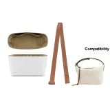 (Lowe Cubi Trumpets) White DuPont Paper Liner+Brown Strap Extender 68cm