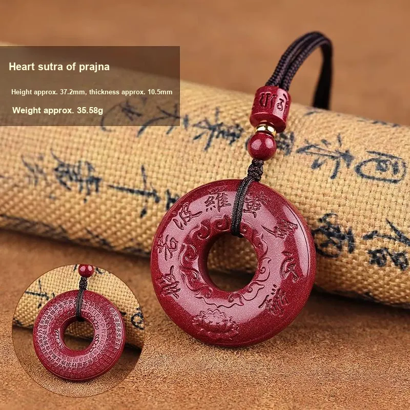 Sima Is Ethereal Cinnabar Pendants Unisex-3