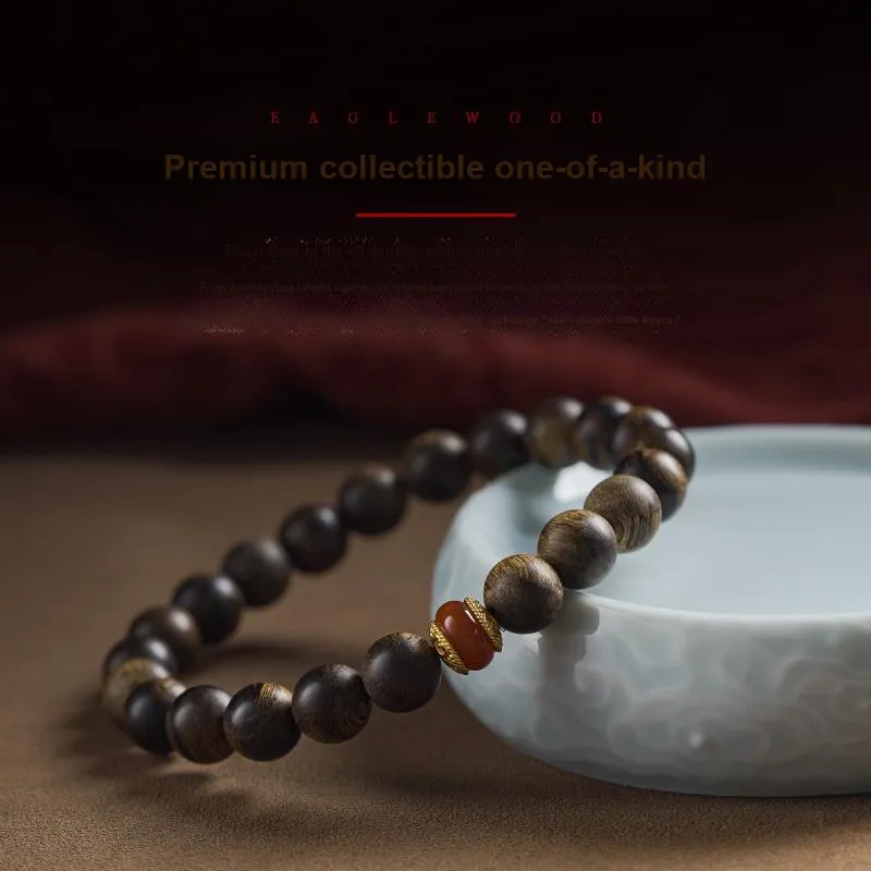 Seven Little Craftsmen Agarwood Bracelets Unisex-3